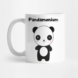 Pandamonium cute panda design Mug